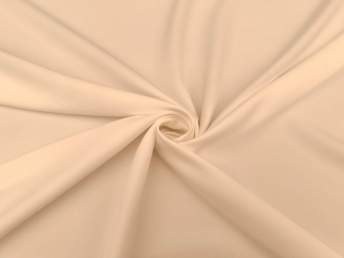 "Барби" платьевая ткань кремогого цвета "Барби" платьевая ткань кремогого цвета
