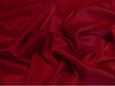 Искусственный шёлк Армани красного цвета