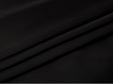 Dirbtinis šilkas Armani (storesnis, apie 325 gr/m) juodos spalvos