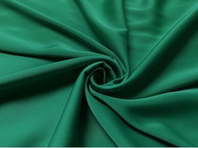 Искусственный шёлк Армани (более толстый 325 гр/м) зелёного цвета
