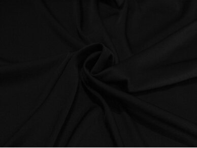 Dirbtinis šilkas Armani juodos spalvos