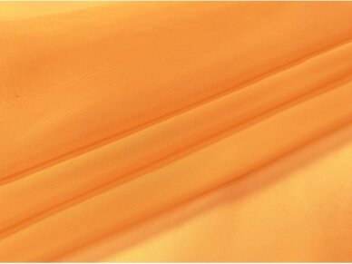 Japoniškas šifonas geltonai-oranžines spalvos (Plotis 1.10 m)