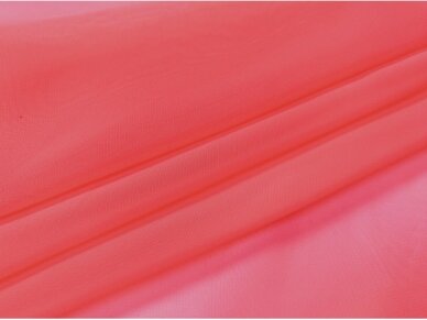 Японский шифон лососевого цвета (Ширина 1.10 м)
