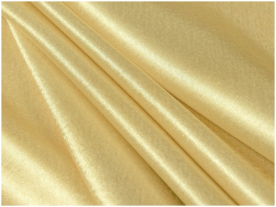 Krep-satinai - gelsvas; tamsiai gelsvas; šviesiai auksinio aukso; auksinis su chaki atspalviu