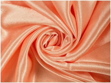 Krep-satinai - persiko spalvos; apelsino spalvos; oranžinis; ryškiai ultra rožinis