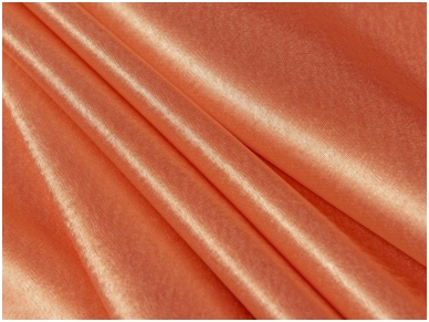 Krep-satinai - persiko spalvos; apelsino spalvos; oranžinis; ryškiai ultra rožinis