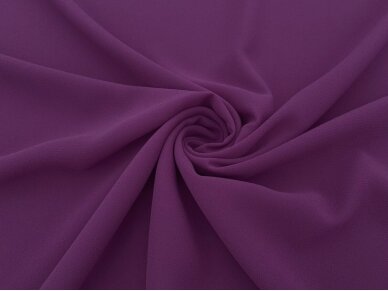 Krep-šifonas, tamsiai violetinis (violetinių našlaičių spalvos)