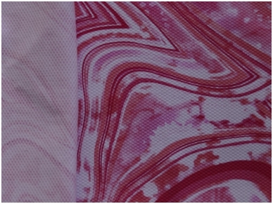 Tekstilinis audinys su abstrakciniu raštu
