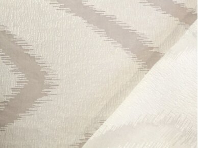 Organza pieno baltumo spalvos su zigzago dizainu 4 Organza pieno baltumo spalvos su zigzago dizainu 4