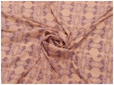 "Silka" suknelinis audinys gulbių rašto