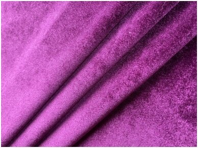 Sintetinis veliūras, blizgus, violetinės spalvos