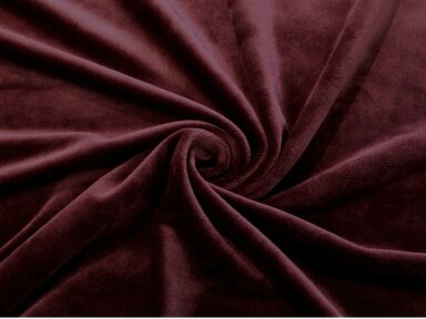 Veliūras Soft trikotažinis, bordo spalvos Veliūras Soft trikotažinis, bordo spalvos