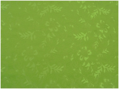 Žakardas sintetinis salotinės spalvos, austiniu raštu