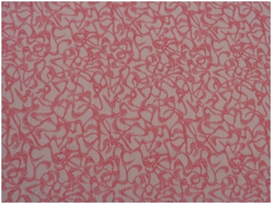 Жаккард светло-розового цвета на тканной основе