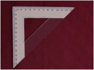 Трикотажная ткань Жаккард Пунто нейлон, бордового цвета